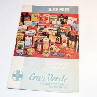 Relación de productos Cruz Verde de 1958